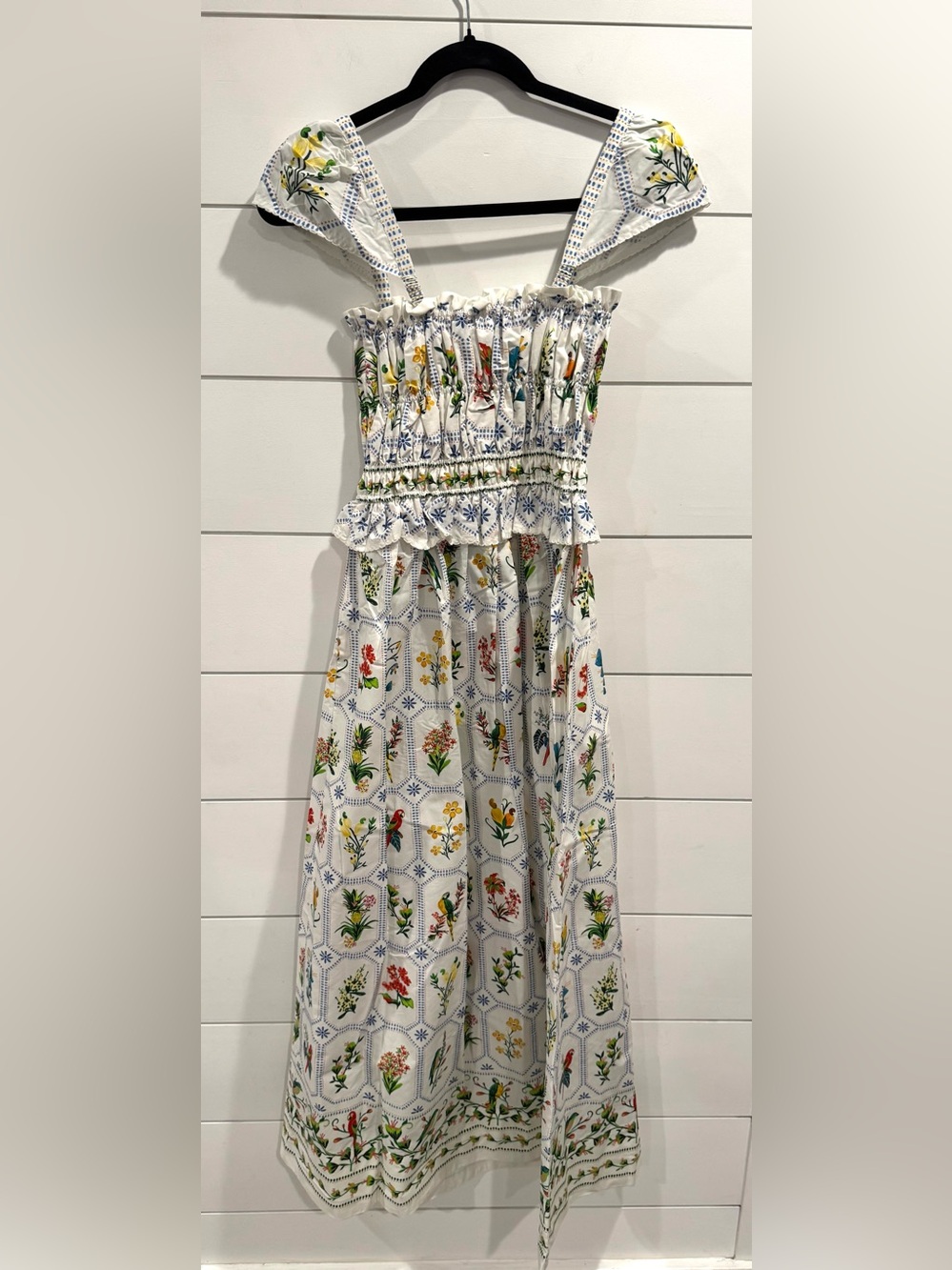 NWT Farm Rio Tropical Porcelain print maxi dress - Picture 10 of 10